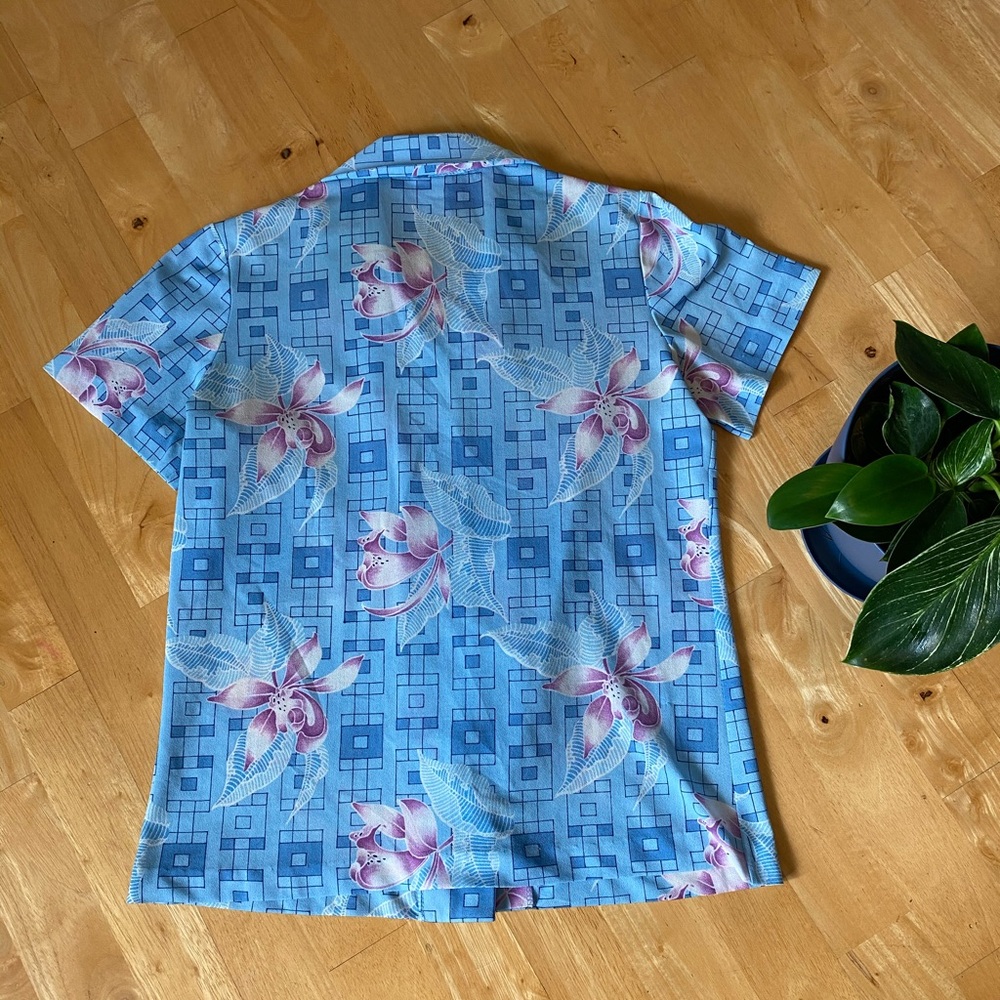 Vintage 80s Graff California Wear polyester blouse - Picture 10 of 10
